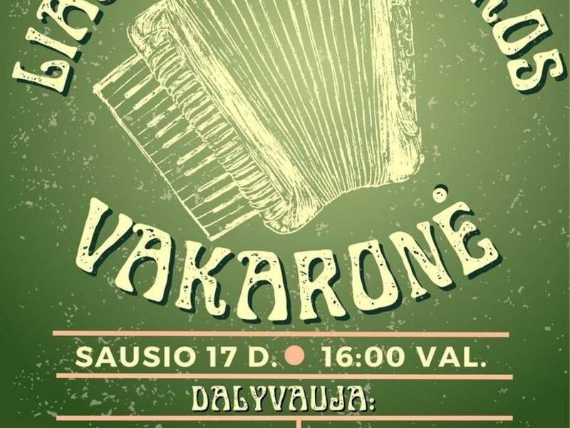 Liaudiškos muzikos vakaronė