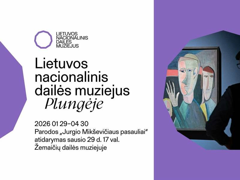 Parodos „Jurgio Mikševičiaus pasauliai“ atidarymas. 