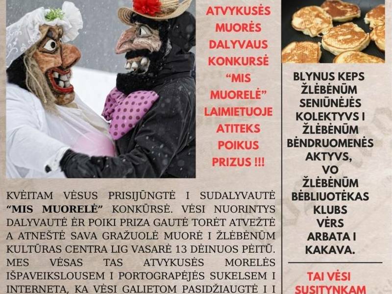 Užgavėnės Žlibinuose