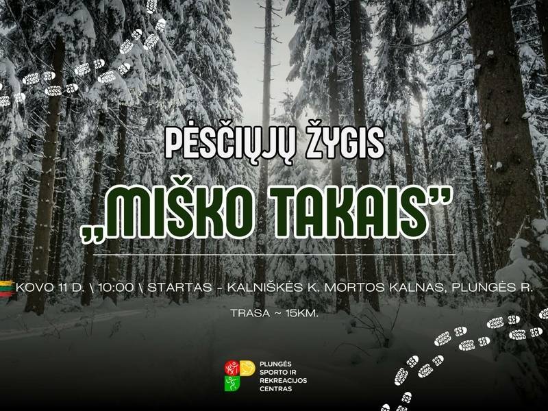 Pėsčiųjų žygis „Miško takais“