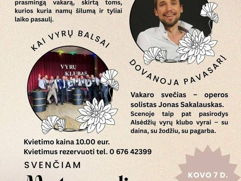 Moters dienos minėjimas Alsėdžiuose