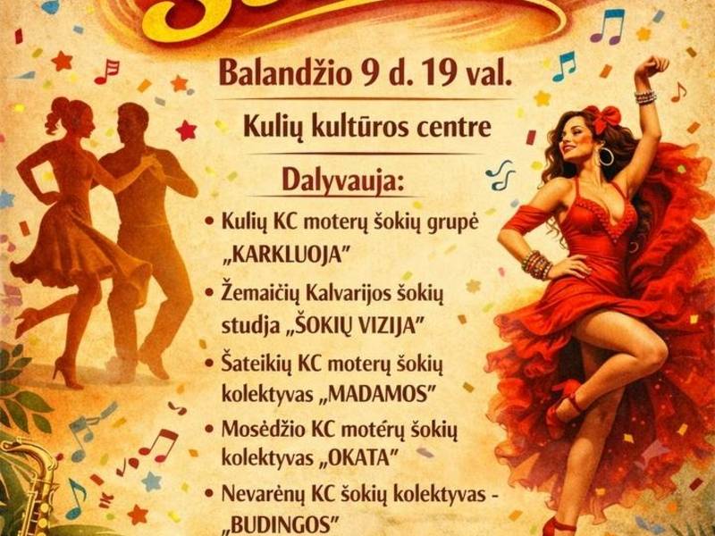 Šokių šventė „Šokių sūkury“