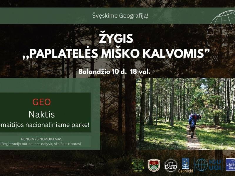 Žygis „Paplatelės miško kalvomis“