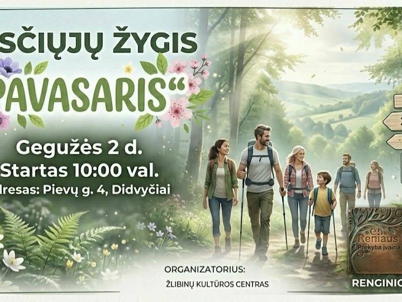 Pėsčiųjų žygis Didvyčių apylinkėse