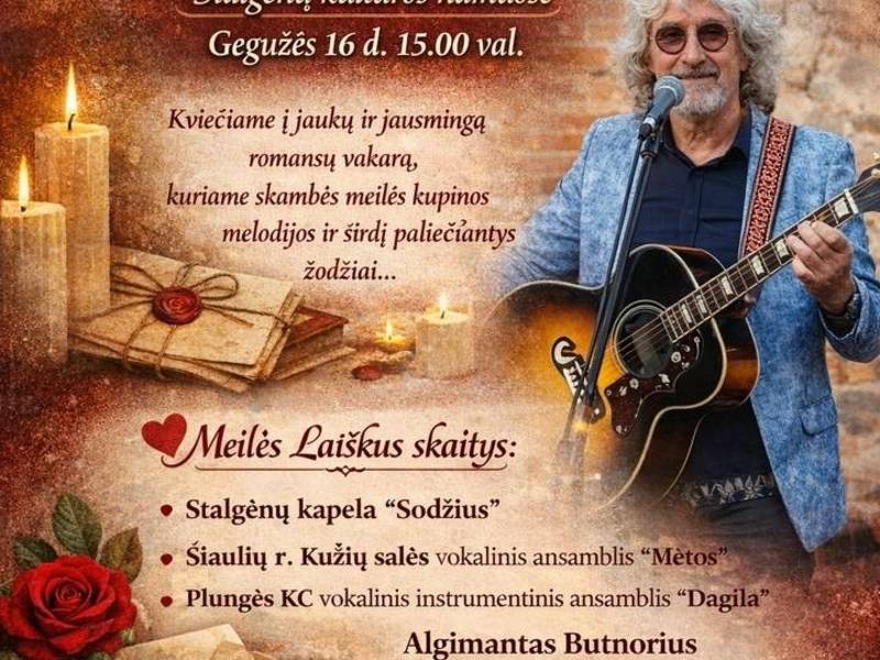 Romansų vakaras „Meilės laiškai“