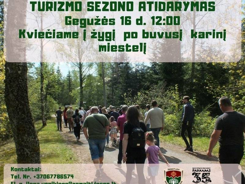 Pėsčiųjų žygis po buvusį Plokštinės karinį miestelį