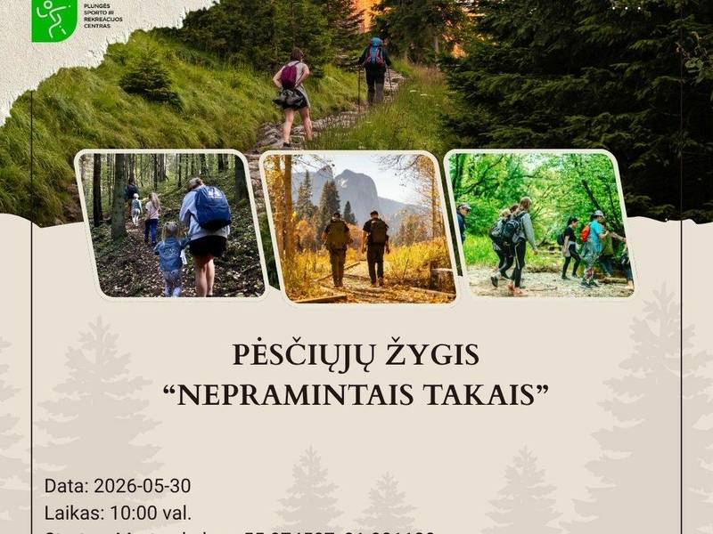 Pėsčiųjų žygis „Nepramintais takais“