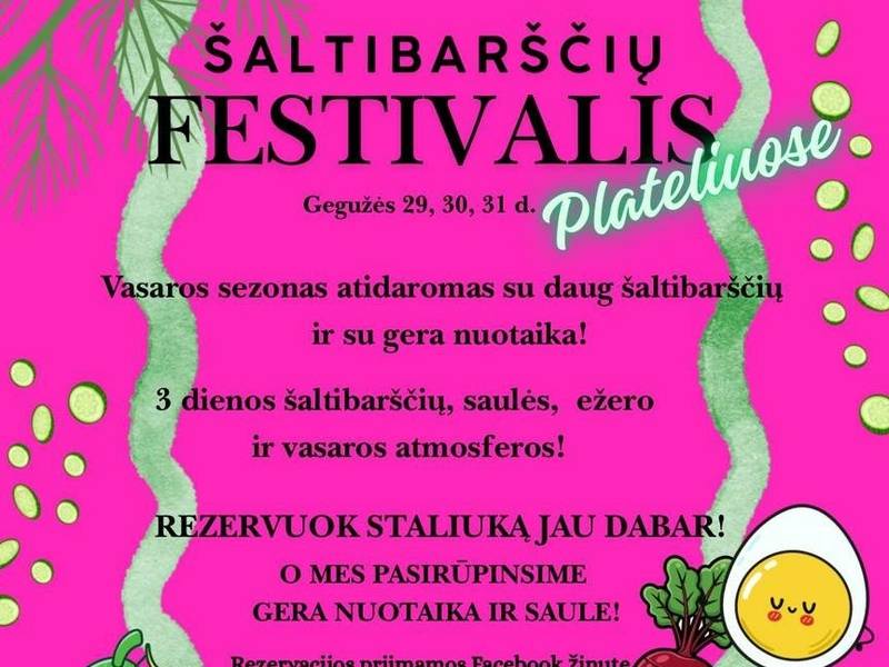 Šaltibarščių festivalis Le Le terasoje