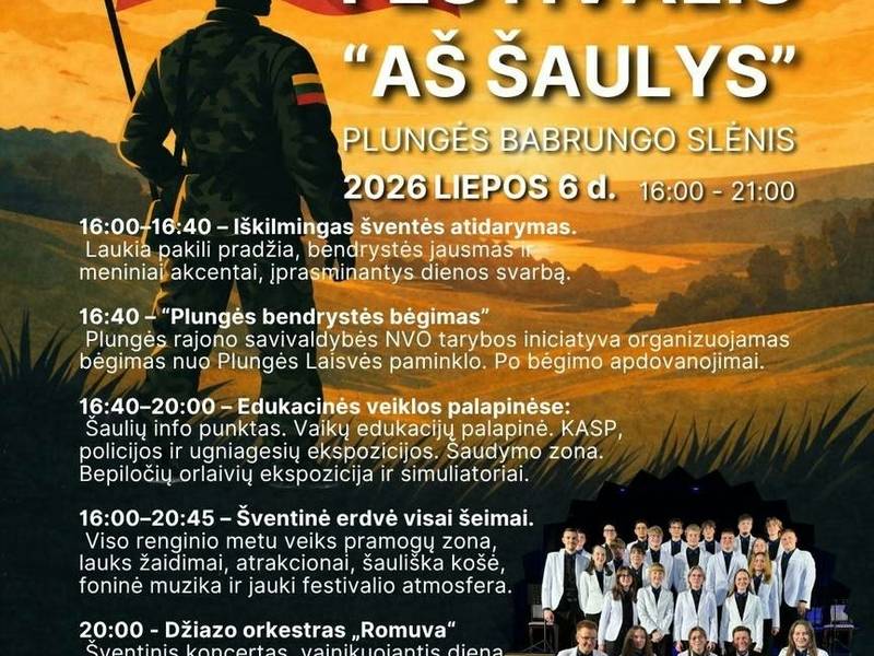 Plungės šaulių 802 kuopos pusdienio festivalis „AŠ ŠAULYS“