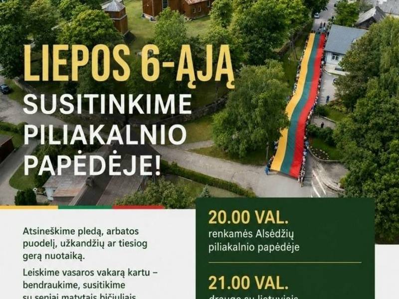 Lietuvos valstybės dienos minėjimas Alsėdžiuose