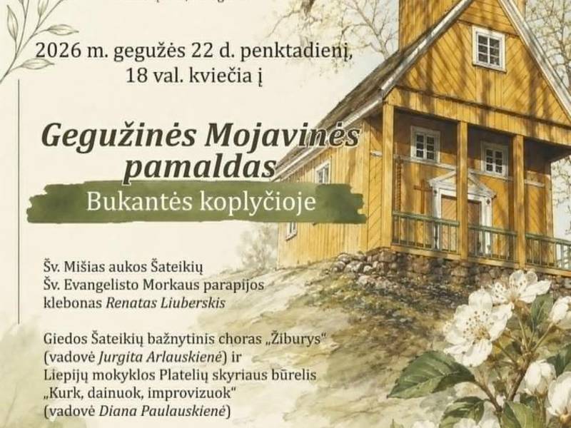 Gegužinės Mojavinės pamaldos Bukantės koplyčioje