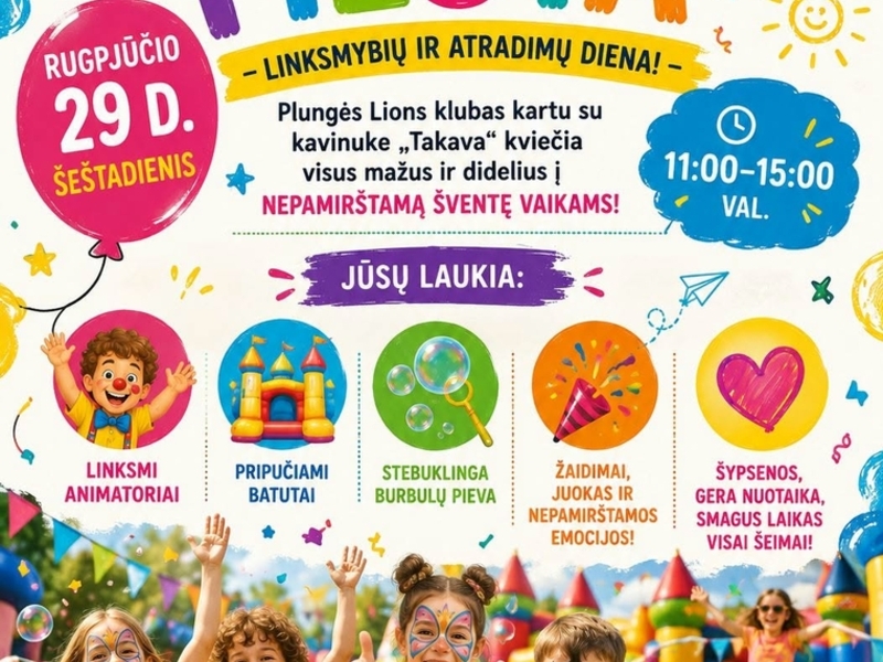Vaikystės fiesta - linksmybių ir atradimų diena.