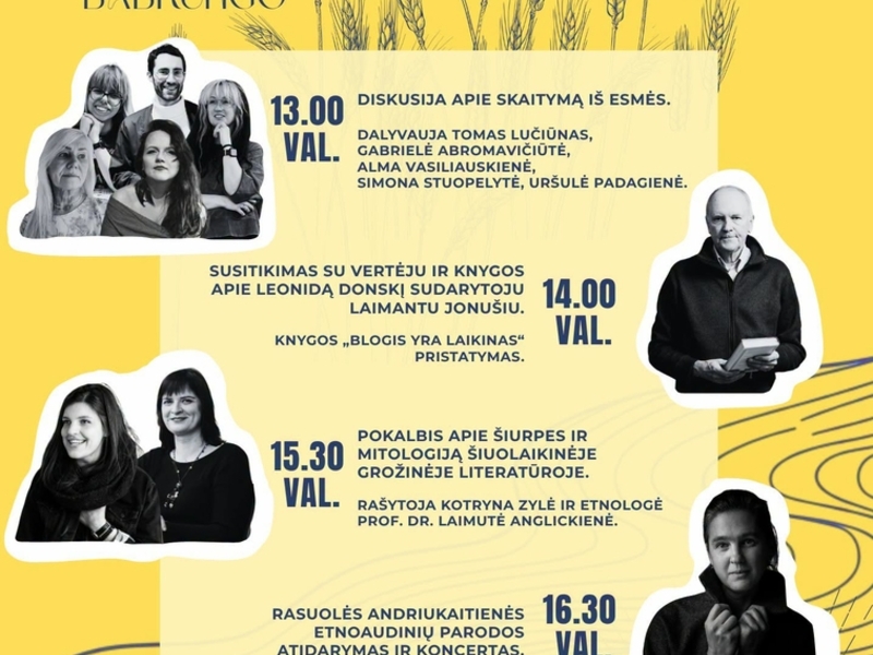 Skaitymo festivalis ,,RUGIUOSE PRIE BABRUNGO''