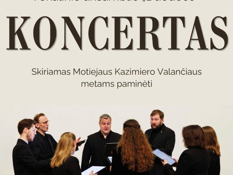 Vokalinio ansamblio „Duodeco“ koncertas