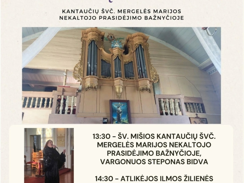 Renginių ciklo koncertas: restauruotų vargonų muzikos pristatymas