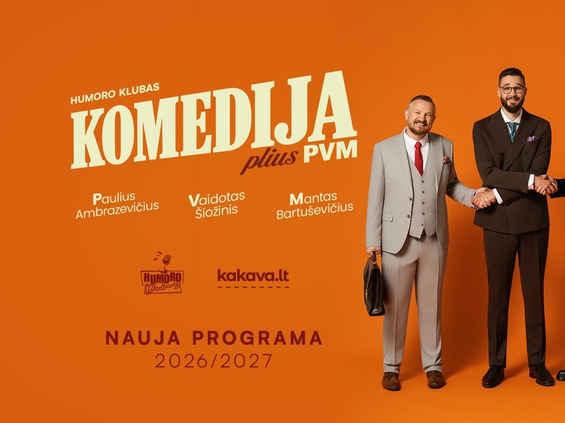 „Humoro klubas“ su programa „Komedija plius PVM“