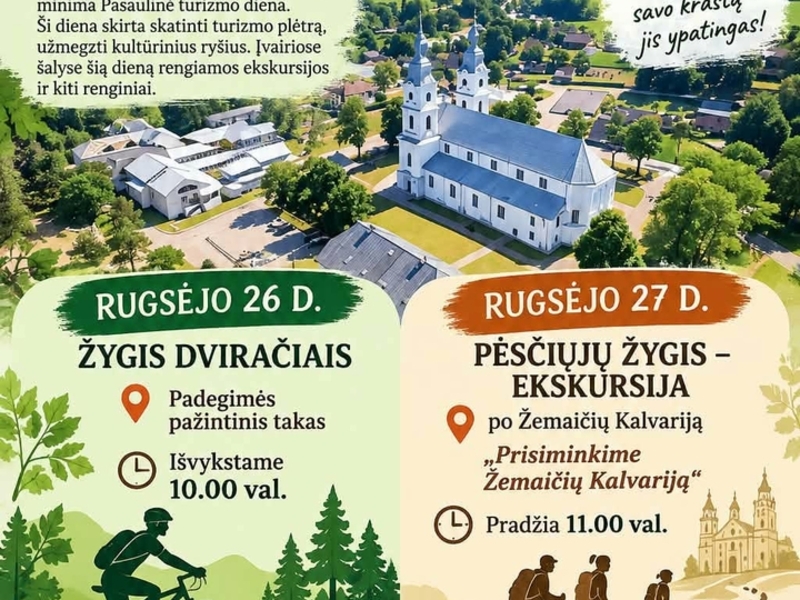 Pasaulinė turizmo diena Žemaičių Kalvarijoje