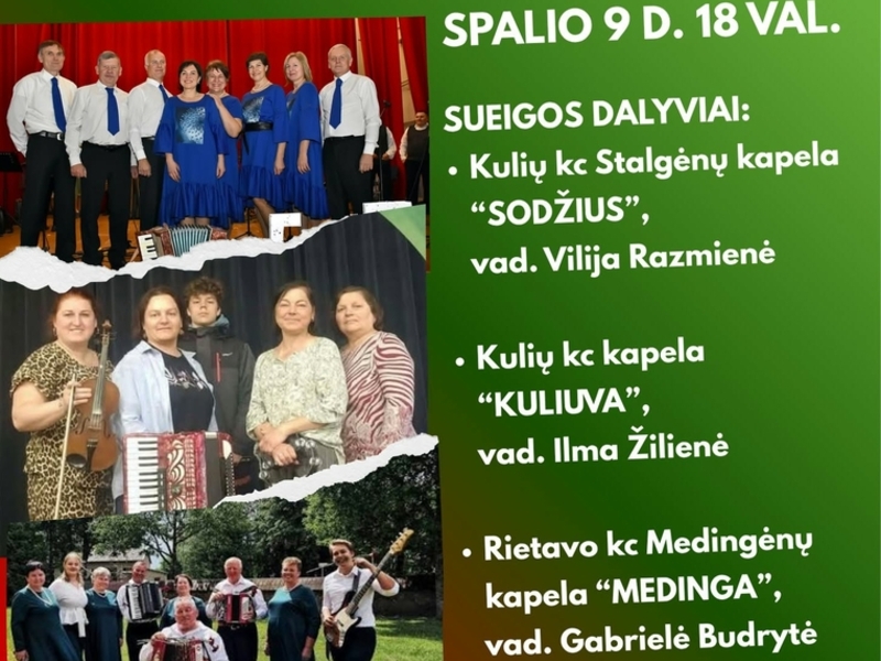 Kapelų sueiga 2026