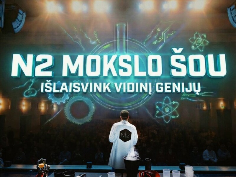 „N2 Mokslo šou“ pasirodymas