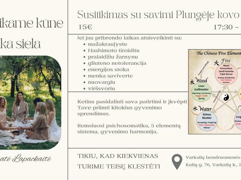 „Sveikame kūne - sveika siela“