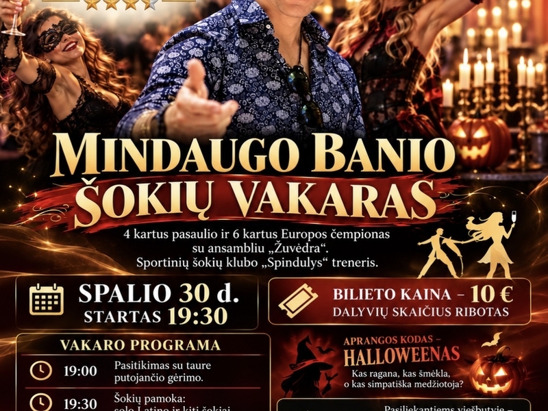 Mindaugo Banio šokių vakaras