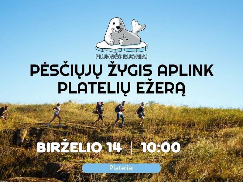 Pėsčiųjų žygis aplink Platelių ežerą
