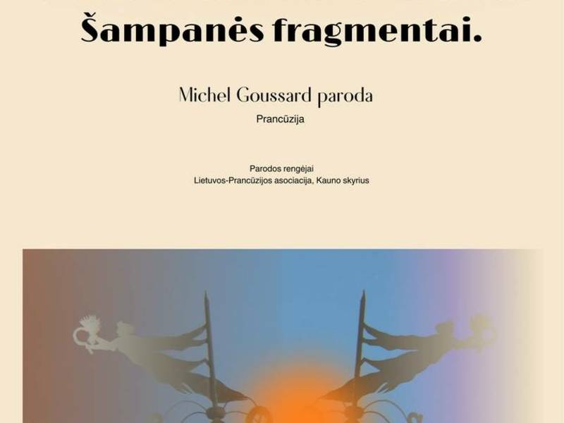 Michel Goussard (1936–2024) fotografijų parodos „Plačiai atmerktomis akimis. Šampanės fragmentai“ atidarymas