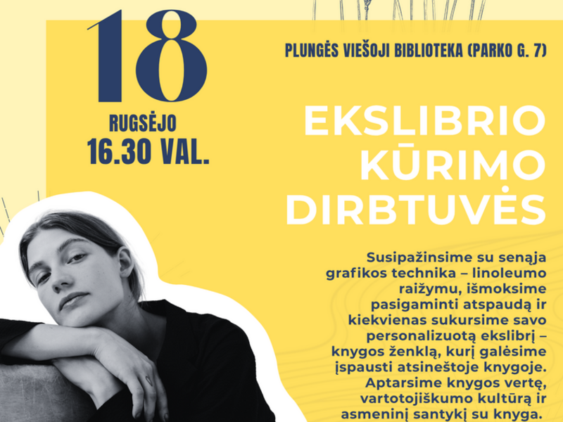 Ekslibrio kūrimo dirbtuvės