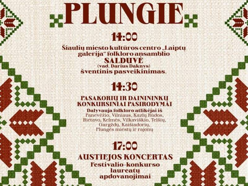 IV Lietuvos folkloro atlikėjų festivalis-konkursas ,,Sosėtėkem Plungie"