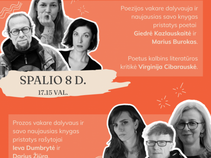 LITERATŪRINIAI VAKARAI Plungės viešojoje biblotekoje