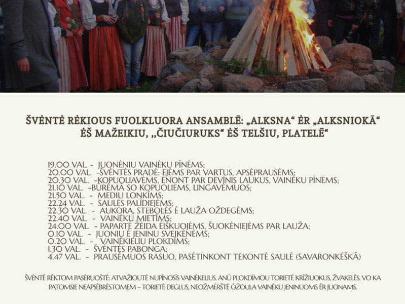 Joninės prie Platelių ežero