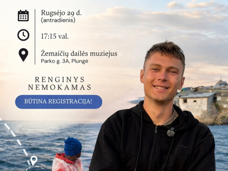 Susitikimas su keliautoju Luku Vainavičiumi