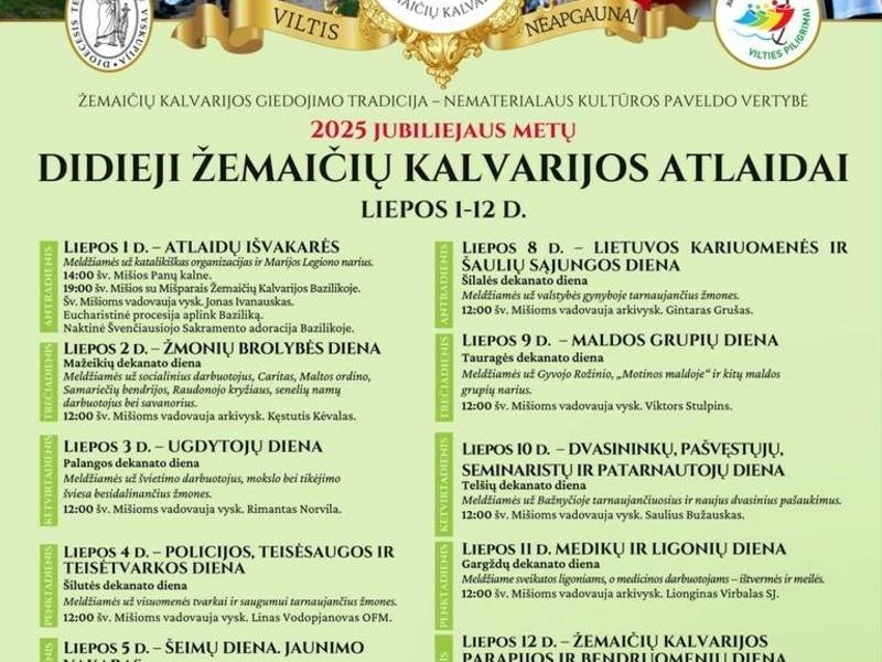 Didieji Žemaičių Kalvarijos atlaidai