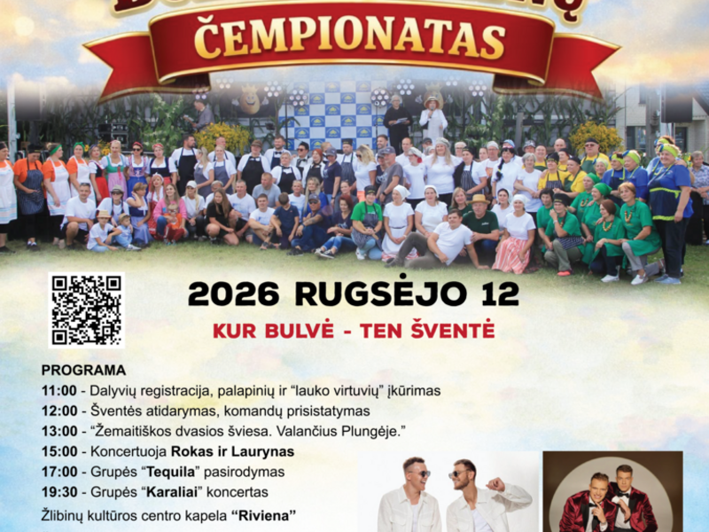 Bulvinių blynų čempionatas 2026
