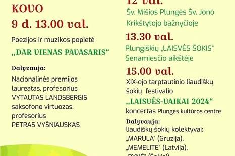 Renginiai, skirti Lietuvos nepriklausomybės atkūrimo dienai Plungėje