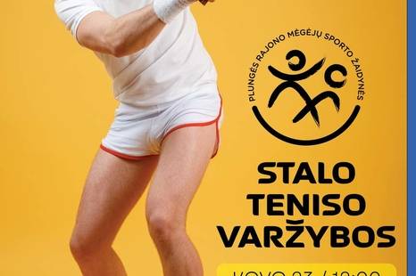 Plungės rajono mėgėjų sporto žaidynės - Stalo teniso varžybos